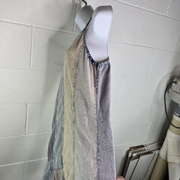 Vtg Sacred Threads Patchwork Hippie Boho Sundress - Picture 4 of 8